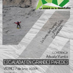 ARKAITZ YURRITA – ESCALADA EN GRANDES PAREDES – VIERNES 7 de JUNIO a las 20.00h