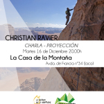 Charla – Proyección de Christian Ravier. Martes 16 de Diciembre a las 20.00h